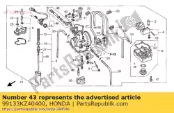 jet, langzaam # 40 van Honda, met onderdeel nummer 99133KZ40400, bestel je hier online: