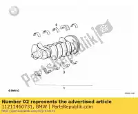 11211460731, BMW, panewka ?o?yska zielona - stufe 1 bmw  750 1000 1100 1200 1984 1985 1986 1987 1988 1989 1990 1991 1992 1993 1994 1995 1996 1997 1998 1999 2000 2001 2002 2003 2004, Nowy