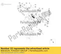 B063029, Piaggio Group, Richtingaanwijzer linksvoor moto-guzzi california eldorado eldorado 1400 abs (apac) eldorado 1400 abs (usa) zgukdh00 zgulcb00 zgulcb0001 zgulce00 zgulcub001 zgulcub1 zgulvb00 zgulvc00 zgulvc01 zgulvc04 zgulve00 1400 2012 2015 2016 2017 2018 2019 2020 2021, Nieuw