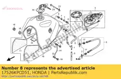 slang comp., brandstof bijv van Honda, met onderdeel nummer 17526KPCD51, bestel je hier online: