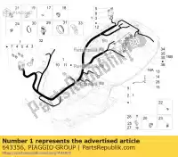 643356, Piaggio Group, frame harness vespa lx zapm68300, zapm68303 125 150 2012 2016, New