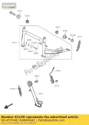 Tutaj możesz zamówić spr?? Yna, statyw centralny sc300aef od Kawasaki , z numerem części 92145Y048: