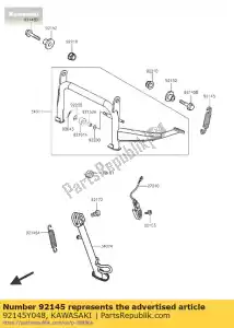 kawasaki 92145Y048 spr??yna, statyw centralny sc300aef - Dół