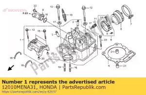 honda 12010MENA31 head assy., cylinder - Bottom side