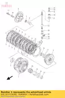 5SL163710000, Yamaha, jefe, embrague yamaha yzf r 600 2003 2004 2005, Nuevo