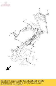 Yamaha 5PEF155600PM parafango 2 vpbc3 - Il fondo