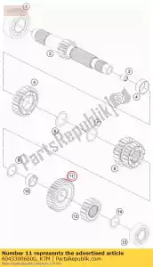 ktm 60433006000 bieg ja?owy 6. bieg - Dół