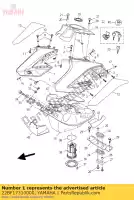 22BF17310000, Yamaha, tampa lateral 3 yamaha wr 125 2009 2010 2011, Novo