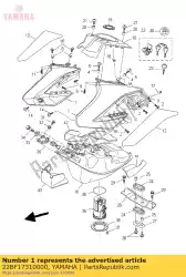 Qui puoi ordinare lato coperchio 3 da Yamaha , con numero parte 22BF17310000: