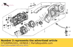 Aqui você pode pedir o pente de montagem de medidor em Honda , com o número da peça 37100MALG01: