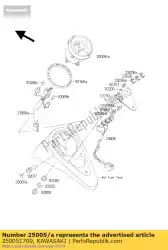 Aquí puede pedir velocímetro, kph vn800-e2 de Kawasaki , con el número de pieza 250051709: