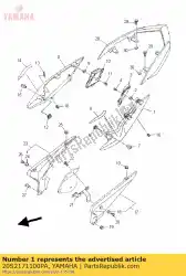deksel, zijde 1 van Yamaha, met onderdeel nummer 20S2171100PA, bestel je hier online: