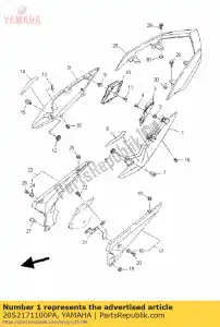 yamaha 20S2171100PA capa, lado 1 - Lado inferior