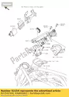 921541564, Kawasaki, parafuso, soquete, 6x18 kawasaki ninja h2r  p h2 n 1000 , Novo