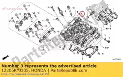 Here you can order the guide, ex. Valve (o. S.) from Honda, with part number 12205KYJ305: