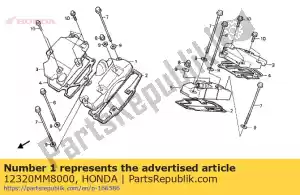 Honda 12320MM8000 couverture, fr.cam cahi - La partie au fond