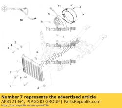 Aprilia AP8121464, Ko?ek, OEM: Aprilia AP8121464