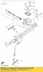 yamaha 1TP2580A00 hoofdcilinder su - Onderkant