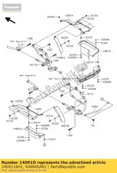 Here you can order the cover,stay,upp,lh vn1700b9f from Kawasaki, with part number 140911661: