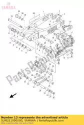 Qui puoi ordinare supporto, catena da Yamaha , con numero parte 5UM221990000: