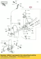 430150626, Kawasaki, cylinder-assy-master, fr kawasaki d tracker 150 klx150bf , Nowy