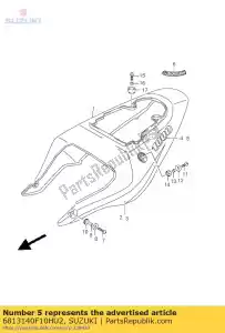 suzuki 6813140F10HU2 emblema, 