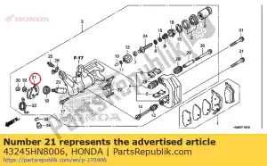 honda 43245HN8006 leva, blocco freno - Il fondo