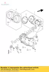 suzuki 3415018H20 maiúsculo - Lado inferior