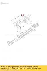 Aprilia D9004461432, Schlauchschelle, OEM: Aprilia D9004461432