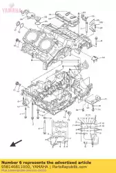 Here you can order the bolt, flange(2uj) from Yamaha, with part number 958140811000: