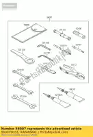 560070033, Kawasaki, kit de ferramentas zx600p7f kawasaki zx 600 2007 2008, Novo