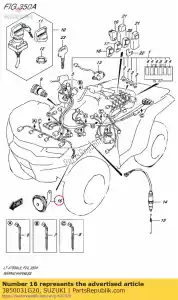 suzuki 3850031G20 geen beschrijving beschikbaar op dit moment - Onderkant