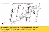 51403GS2003, Honda, primavera, fr.ushion honda cr  r cr80r 80 , Novo