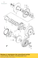 2143114F40, Suzuki, placa, móvel d suzuki uh 200 2007 2008 2009 2010 2011 2014, Novo