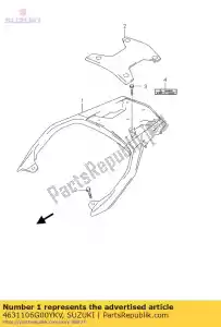 Suzuki 4631106G00YKV transporteur, sport - La partie au fond