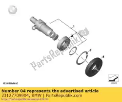 Here you can order the shaft seal - 17x42x7,5       from BMW, with part number 23127709904: