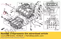 11215MFJD00, Honda, plaque, détecteur de niveau d'huile honda  cbr 600 2007 2008 2009 2010 2011 2012 2013 2017 2018 2019, Nouveau