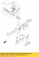 5926833E01, Suzuki, przewodnik, przewody hamulcowe suzuki gsx gsx r 600 750 1300 1996 1997 1998 1999 2000 2001 2002 2003 2004 2005 2006 2007, Nowy