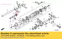 24435MCA000, Honda, spring, gearshift drum st honda gl goldwing a  bagger f6 b gold wing deluxe abs 8a gl1800a gl1800 airbag gl1800b 1800 , New