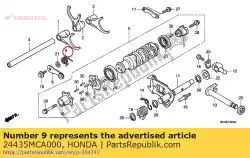 Aquí puede pedir muelle de cambio de marchas st de Honda , con el número de pieza 24435MCA000: