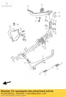 4326038A22, Suzuki, Bras, pédale de frein suzuki vs intruder glu gl glf glp  glep glef vs750glfpefep vs750fp vs800gl vs600 vs800 600 800 750 , Nouveau