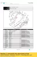 62444700XN2, Piaggio Group, Painel lateral direito     , Novo