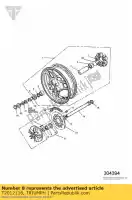 T2012116, Triumph, conjunto de portador de piñón triumph daytona1200, 900 & super iii speed triple (carbs) sprint carbs sprint carbs all trident trophy 29156 > 750 885 1180 1200 1992 1993 1994 1995 1996 1997 1998 1999 2000 2001 2002 2003, Nuevo