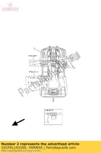 yamaha 1SCF811R5000 plate,age eur. - Bottom side