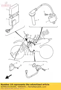 yamaha 82M81910A000 spanningsregelaar assy - Onderkant