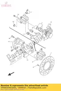 yamaha 5PAW00465000 kit pastiglie freno 2 - Il fondo