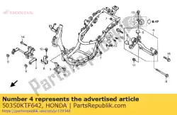 Here you can order the hanger comp., engine from Honda, with part number 50350KTF642: