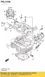 dop, inspectie van Suzuki, met onderdeel nummer 1117547D00, bestel je hier online: