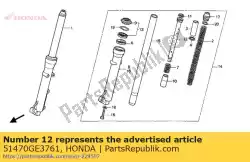 pijp, stoel van Honda, met onderdeel nummer 51470GE3761, bestel je hier online: