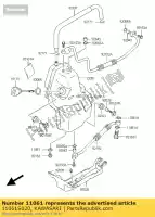 11061S020, Kawasaki, pakking, 8.2x14x1 sc250-a1 kawasaki kfx klv 400 1000 2004 2005 2006, Nieuw